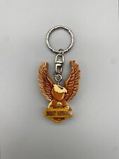 Harley Davidson Motorcycles Wooden Eagle Keychain picture