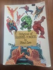 1st Print ORIGINS OF MARVEL COMICS 1974 BY LEE, KIRBY Cover Secure BIG PIcs picture