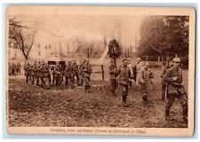 c1910's WWI German Army Officer Funeral Tarbus Military Soldier Antique Postcard picture