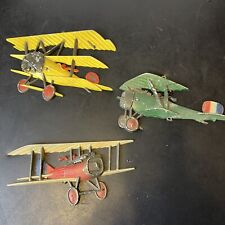 Vintage 1975 Homco WW1 Airplane Wall Hangers 1232-BX-A,B,C. Lot Of 3 picture