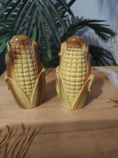 Salt And Pepper Shakers.. Corn Cob.. Vintage Made In Japan picture