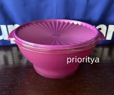 Tupperware Classic Servalier Large Salad Serving Bowl 17 cup Rhubarb New picture