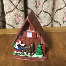 VINTAGE Toy VIEWER Little Red Riding Hood Wolf SWISS CHALET picture