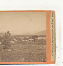 North Conway & White Mountains from Sunset Hill White Mtn View Stereoview c1870 picture
