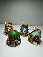 Cottontale Easter Small Bunny Egg/fruit Homes Lot Of 4 picture