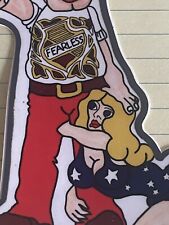 Vintage Original Falstaff Beer Fearless & Fanny X Rated Sticker. picture
