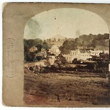 Enniskerry County Wicklow Ireland Stereoview c1855 Tinted Mount Sugarloaf A2646 picture