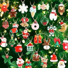 42 pcs Mini Christmas Ornaments, Miniature Resin Christmas Tree Ornaments for picture