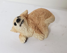 Vintage Absolutely Charming Resin Chihuahua Figurine Ready For Belly Rub picture