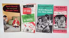 1940's Vintage Bell & Howell Camera Projector Movie Pamphlets 