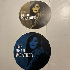 2x The Dead Weather Sea Of Cowards 2010 Third Man Records  Blue Yellow Sticker picture