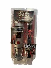 STAR WARS EPISODE 1 DARTH MAUL Collector Watch with Lightsaber Display Case NEW picture