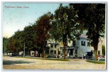 1911 Street View Of Westminster MA, Horse Carriage Dirt Road Antique Postcard picture