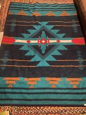 Vtg BIEDERLACK Of America Blanket Throw Western Native Aztec Southwestern picture