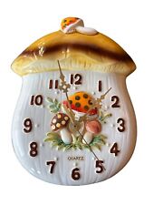 VTG Sears & Roebuck Merry Mushroom Working Wall Clock Tested and Working Japan picture