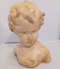 CLASSIC VINTAGE HEAD BUST OF YOUNG BOY picture