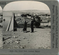 EGYPT, The Great Dam, Assuan--Keystone Ed. Set Stereoview #569 picture