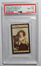 1924 TEOFANI CINEMA STARS #20 CORINNE GRIFFITH PSA 8 NM-MT HIGHEST GRADED POP 1 picture