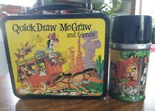 Rare Huckleberry Hound and Friends Original 1961 Lunchbox And Thermos picture