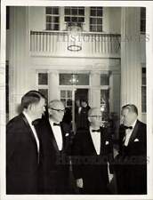 1966 Press Photo Secretary Henry Fowler & Friends at Charlotte Country Club picture