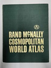 Vintage 1962 Rand McNally Cosmopolitan World Atlas Hard-Cover Large picture