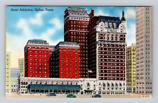 Dallas TX-Texas, Hotel Adolphus Street Scene, Advertising Vintage c1954 Postcard picture