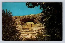 Montezuma Castle AZ-Arizona, Prehistoric Cliff Dwelling Vintage Postcard picture