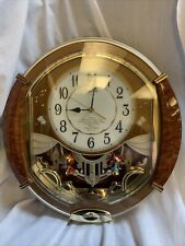 Seiko QXM118BRH Golden Puppets Melodies in Motion Clock 6 Hi-Fi Melodies Retired picture