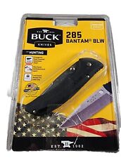 New Buck 285 Bantam BHW Black Folding Blade Knife 0286BKS-C B1 picture