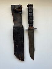 US CAMILLUS NY KA-BAR FIXED BLADE Military Fighting knife. Original WWII, Korea, picture