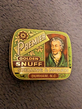 Superb Vintage Premier Golden Snuff Container. picture
