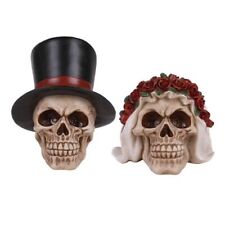 PT Pacific Trading Bride and Groom Skull Decoration Set picture