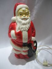 Vintage 1968 Empire Santa Claus Christmas blow mold indoor Plastic light 13