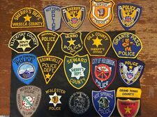 Vintage Obsolete Police Patches Mixed Lot Of 20. Item 307 picture