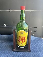VINTAGE WHISKEY BOTTLE J&B RARE SCOTCH COLLECTORS GALLON W/ STAND picture