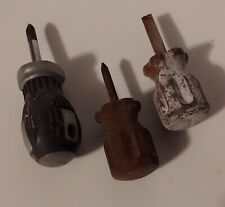 lot of 3 misc stubby screwdrivers picture