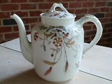 RARE Antique 1880s HAVILAND & Co LIMOGES Tea Pot COFFEE Teapot w/ LID H348 picture