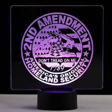 2a Home Security - LED Illuminated Patriotic Backlit Sign picture