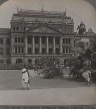 Bengal Secretariat Dalhousie Square Calcutta India Stereo Travel Stereoview 1908 picture