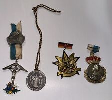 4 Vintage 1970s German Internationaler Wandertag Ribbons and Medals picture