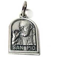 San Padre Pio Tiny Medal 2nd Class Free Relic - St. Father Pio Ex-Indumentis picture