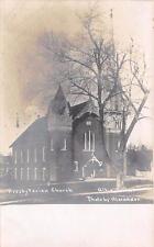 RPPC ALBIA, IOWA Presbyterian Church Alexander Photo Antique Postcard ca 1900s picture