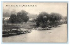 c1910 West Hartford Vermont VT, From Across The River Antique Postcard   picture
