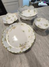 Antique Haviland & Co Limoges China Salid Soup Set Of plates bowls france picture