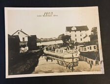 1900 Lock Seventeen Ohio Photo Canal Boat Great Old View picture