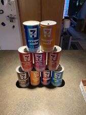 VINTAGE LOT OF 9 SEVEN 11 SODA 🥤 Cans All Steel picture