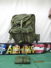 Military Issue Medium Alice Pack with Frame Strap Kidney Pad Wet Weather Bag VG picture