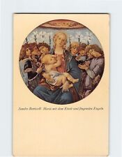 Postcard Maria mit dem Kinde und fingenden Engeln By Sandro Botticelli picture