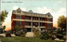 Wichita, Kansas / Kansas Sanitorium Antique Postcard 1909 Postmark picture