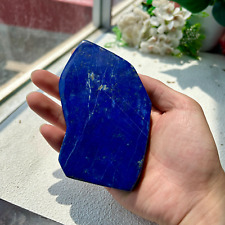 350g Lapis Lazuli Freeform Rough Polishing Rolling Stone Home Decor 4th picture